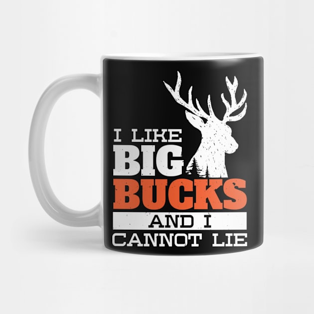 I like big bucks Women Hunter Duck hunt by Caskara